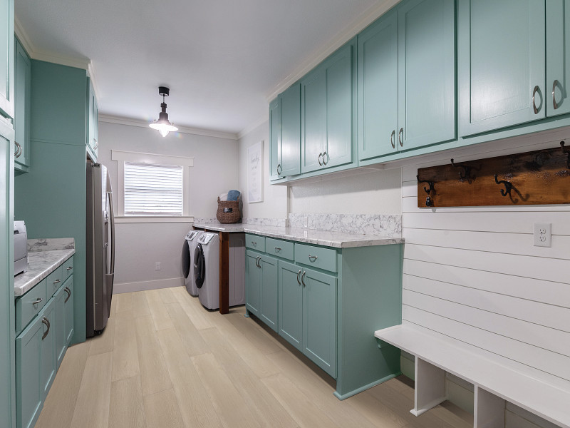 Genuine Greige flooring in a room