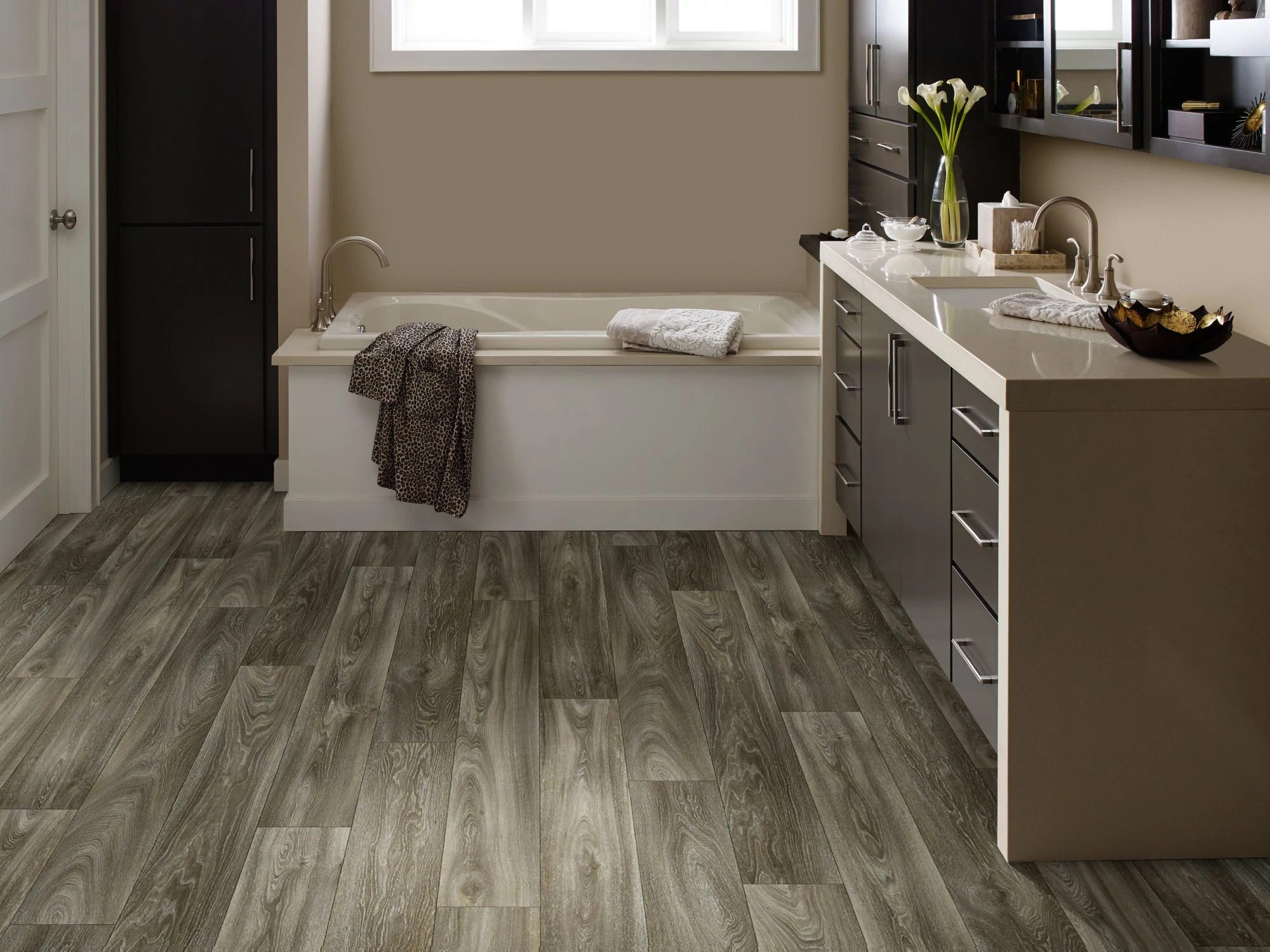 Iowa flooring, shown in a room