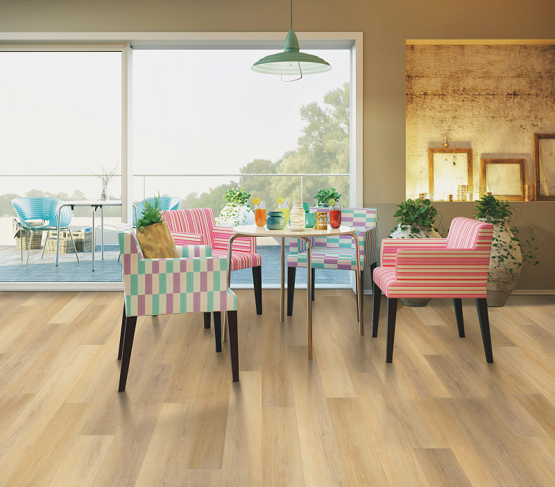 Canterbury Elm flooring in a room