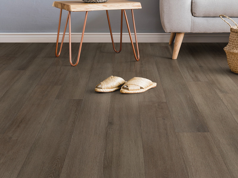 Stormy Espresso flooring in a room