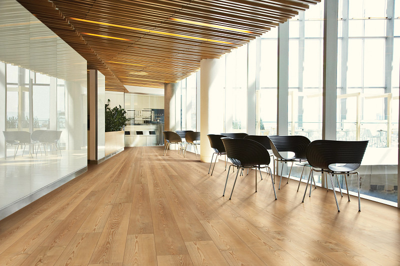 Berlin Pine flooring in a room