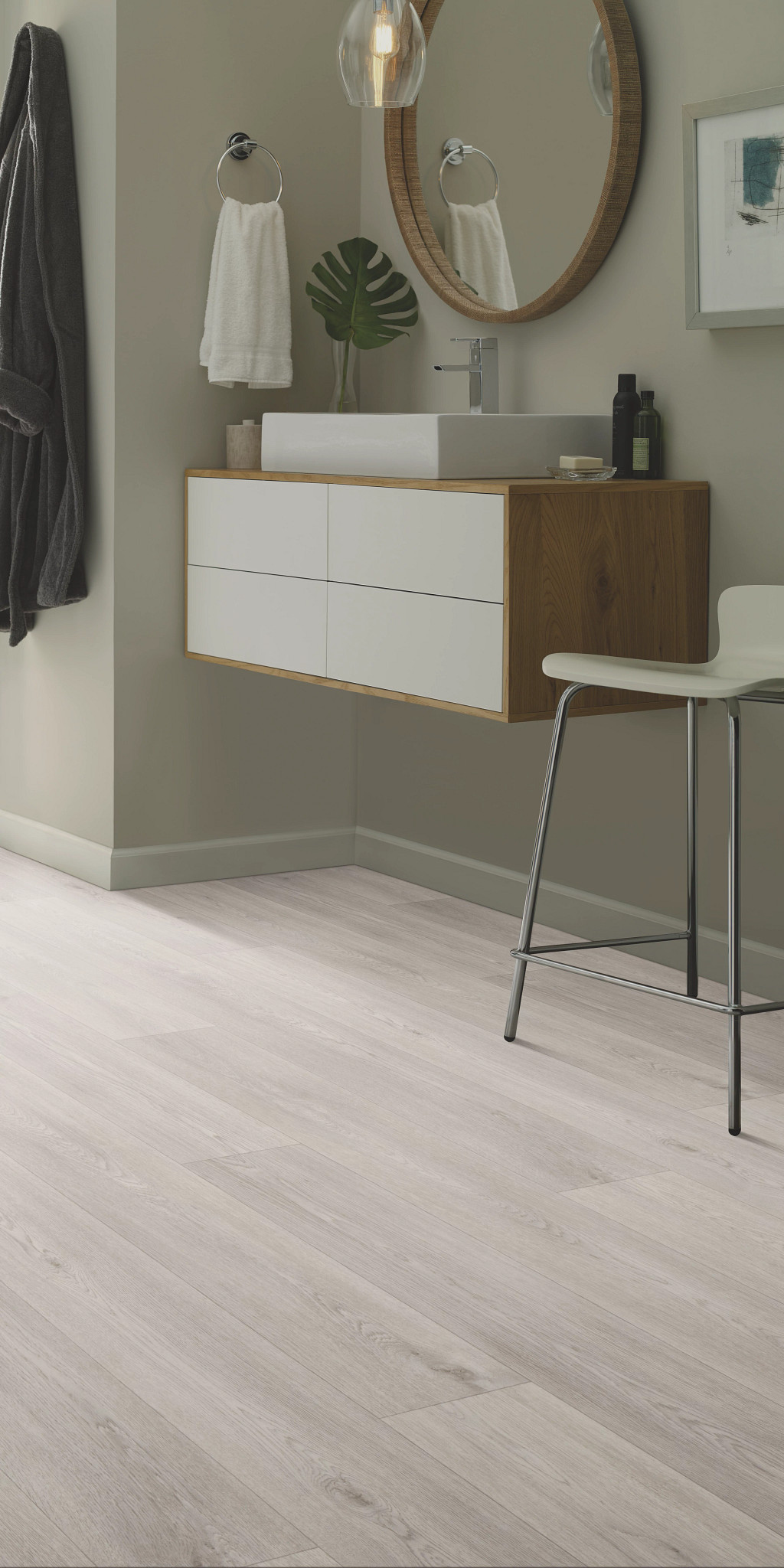 Devon flooring, shown in a room