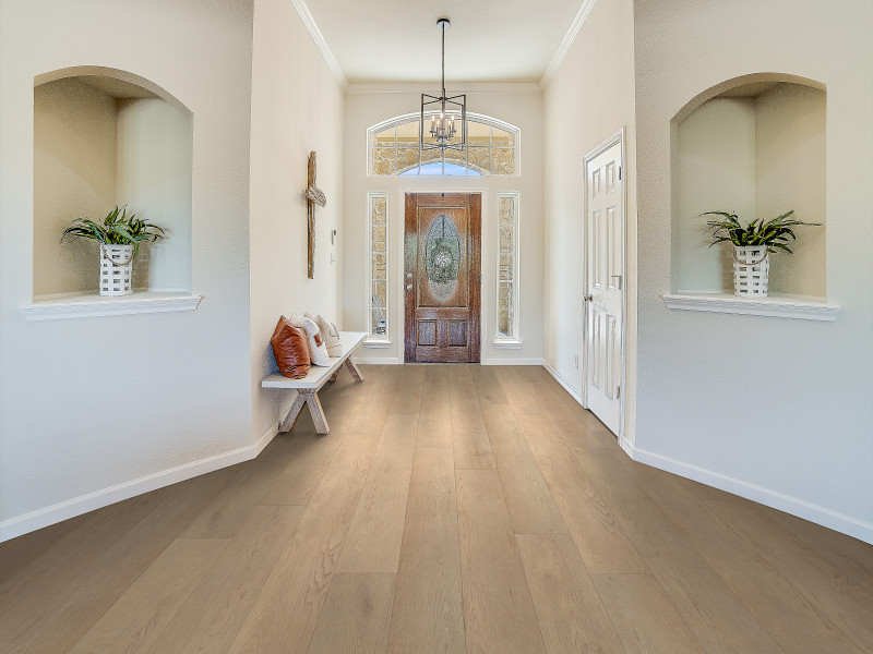 Saddle Brown flooring in a room