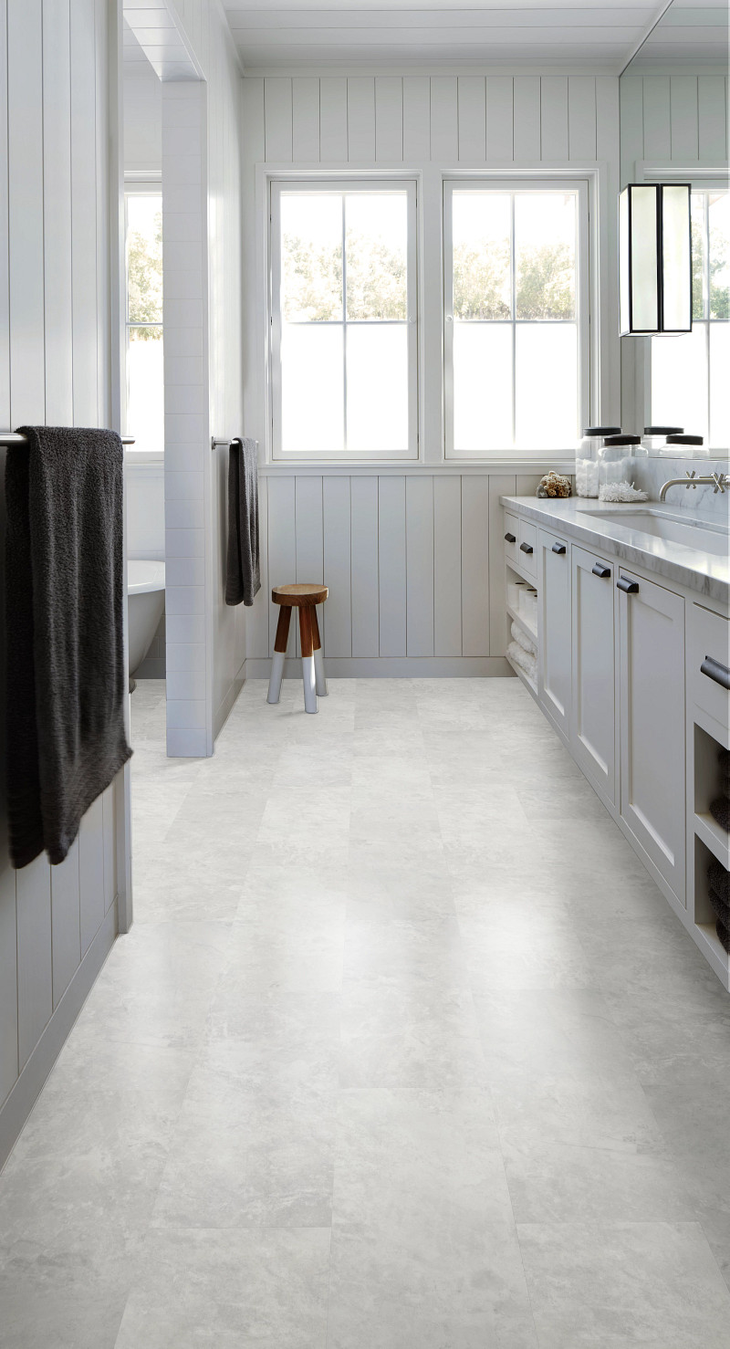 Dove flooring in a room