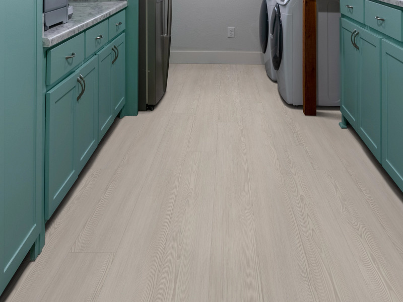 Soft Pine flooring in a room