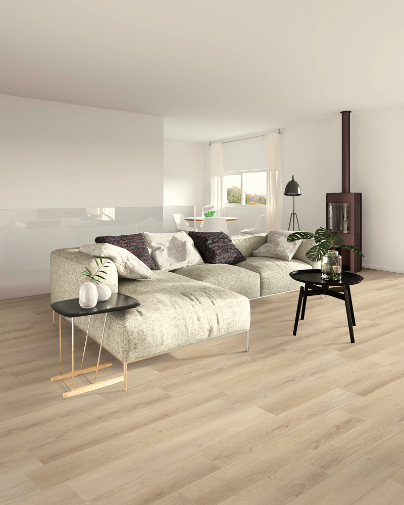 Aurora Oak flooring in a room