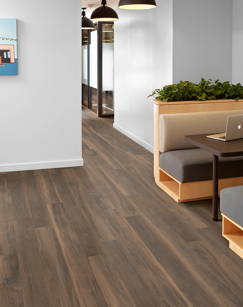 Canton Street flooring in a room