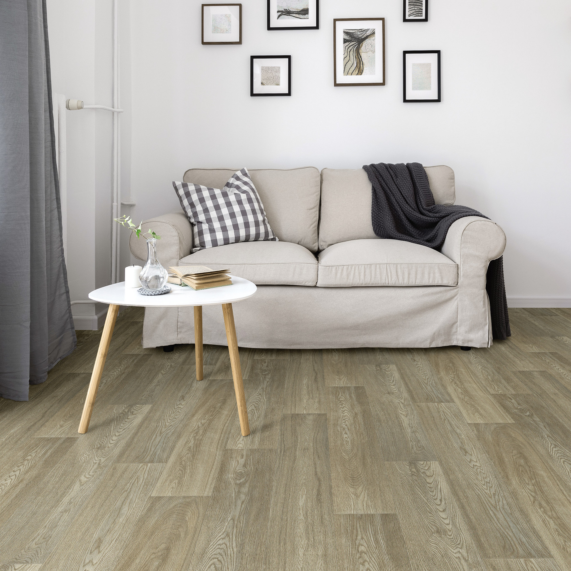 Barnes flooring, shown in a room