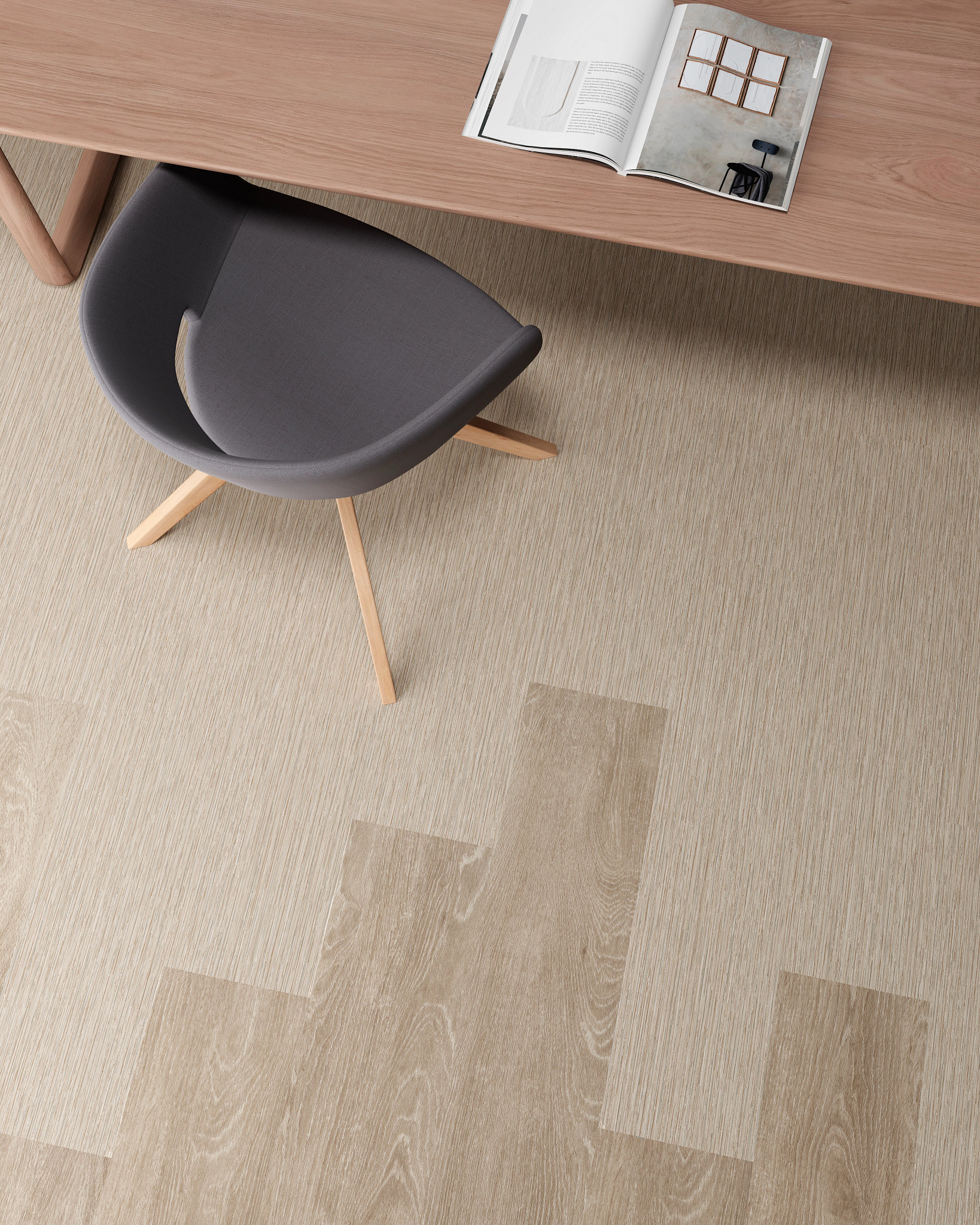 Music Row flooring, shown in a room