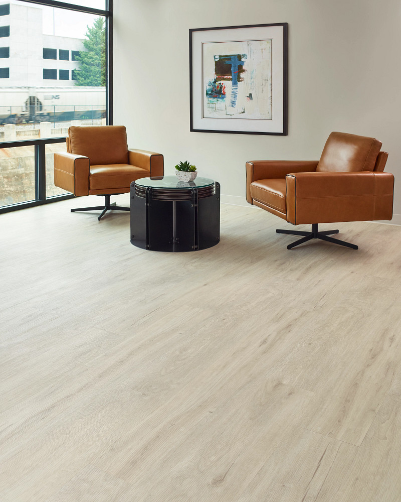 End Grain flooring in a room