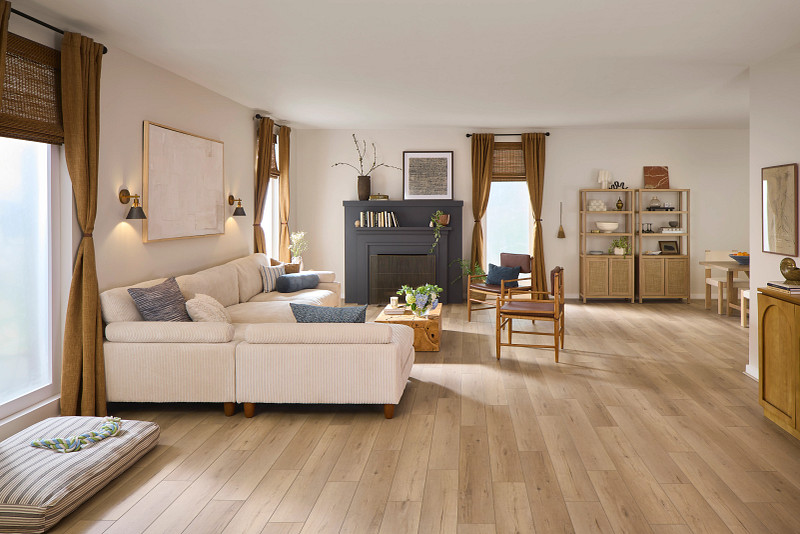 Calypso Oak flooring in a room