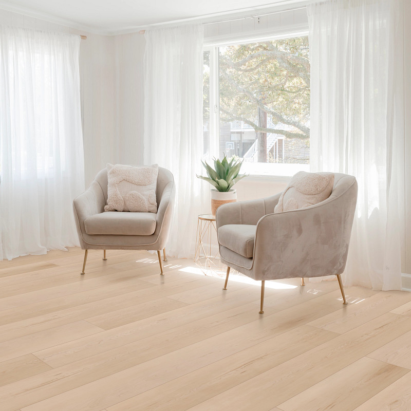 Grande Honeyed Maple flooring in a room
