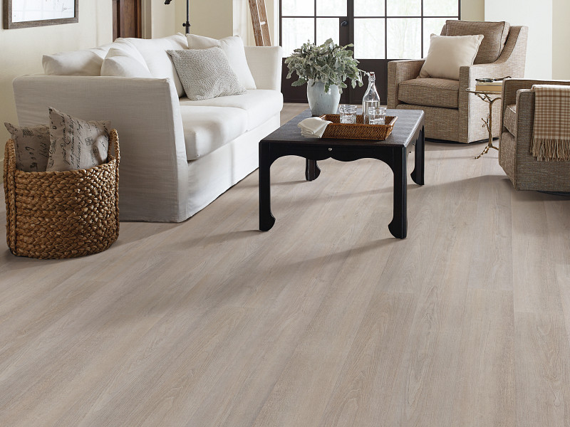 Greige Walnut flooring in a room