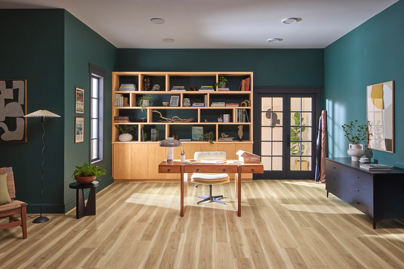 Hartley Pecan flooring in a room