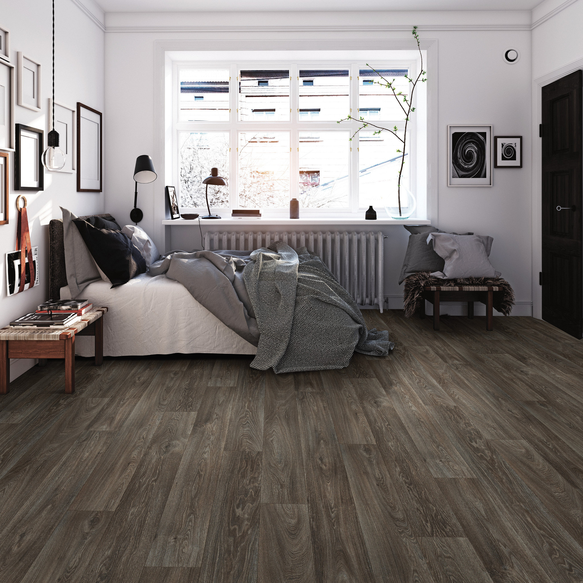 Montgomery flooring, shown in a room