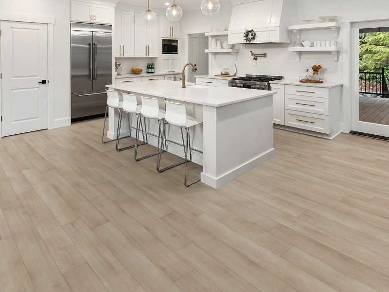 Serene Greige flooring in a room