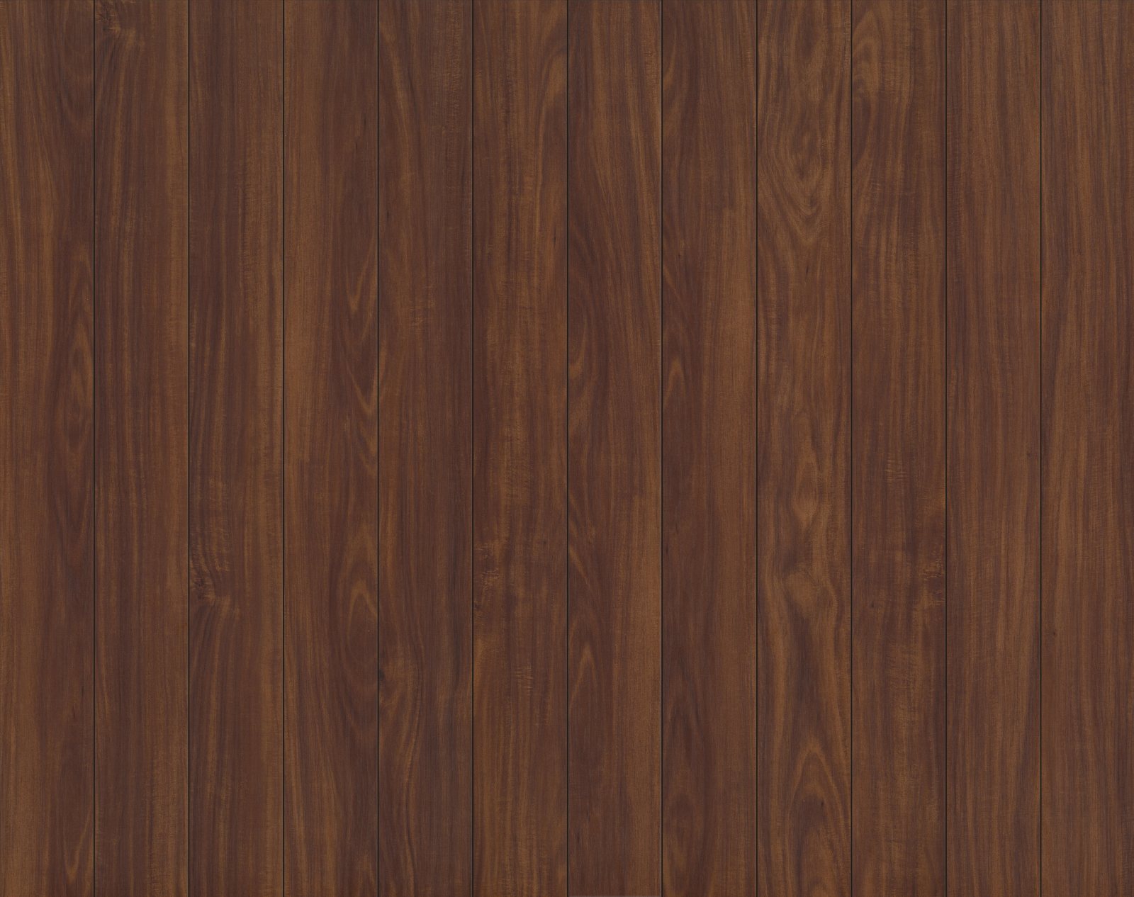 Rich Mahogany, its boards side by side