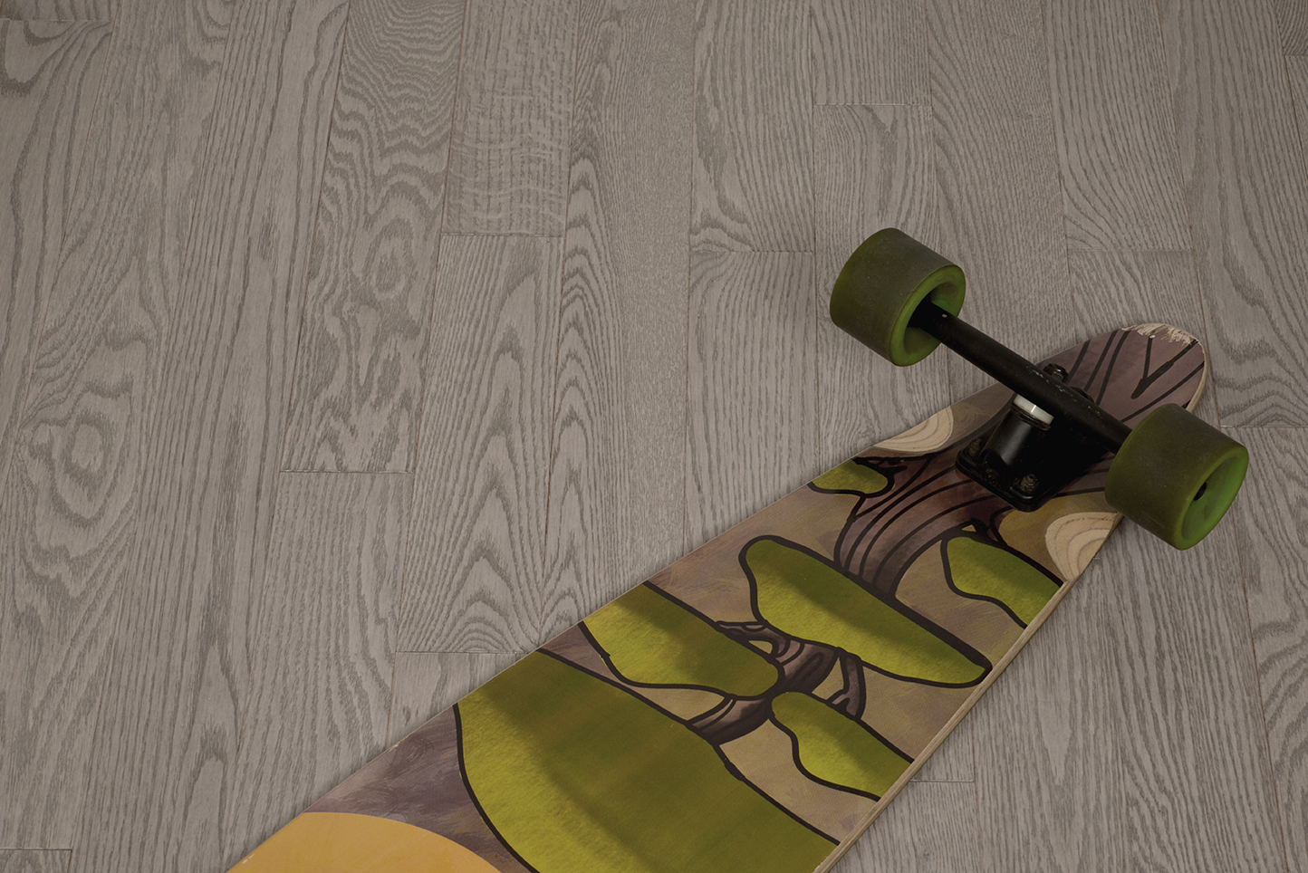 Bromo flooring, shown in a room