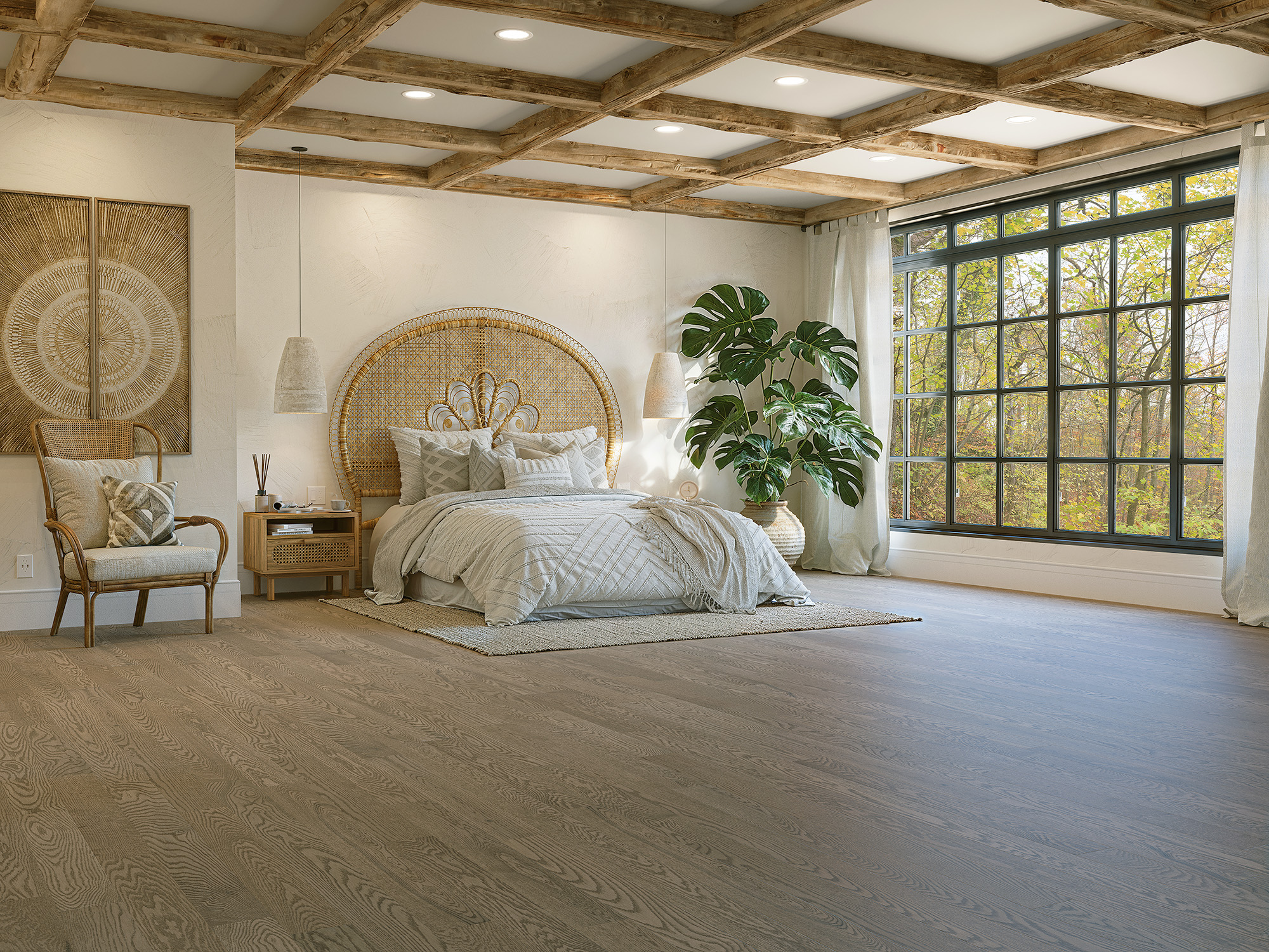 Beauceville flooring, shown in a room