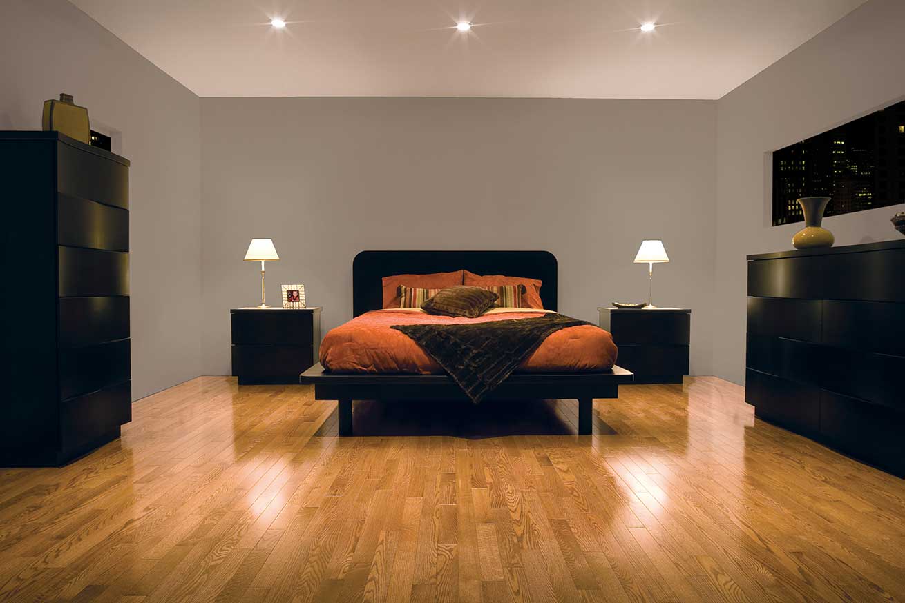 Yukon flooring, shown in a room