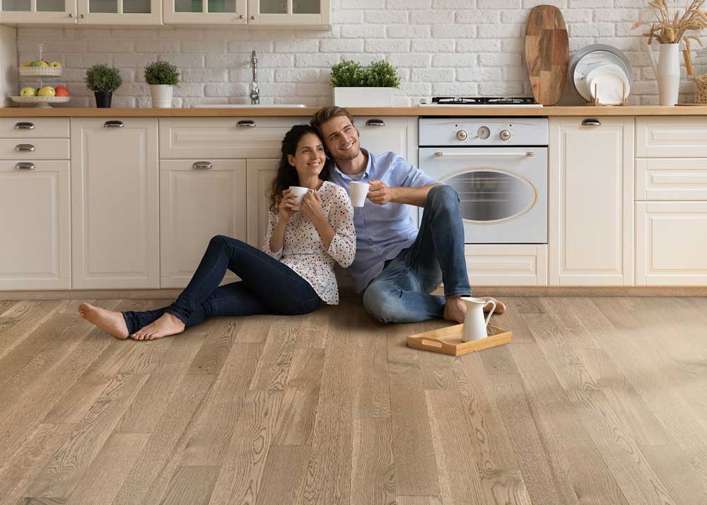 1979 flooring, shown in a room