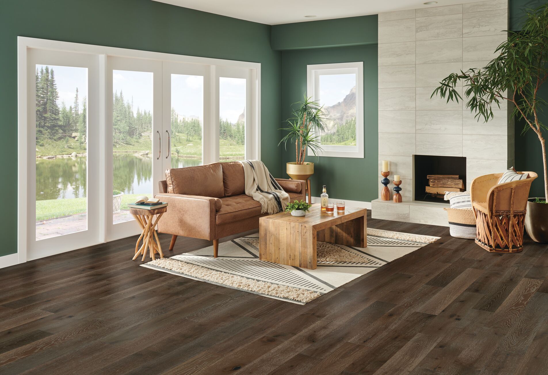 Overlook Timber flooring in a room