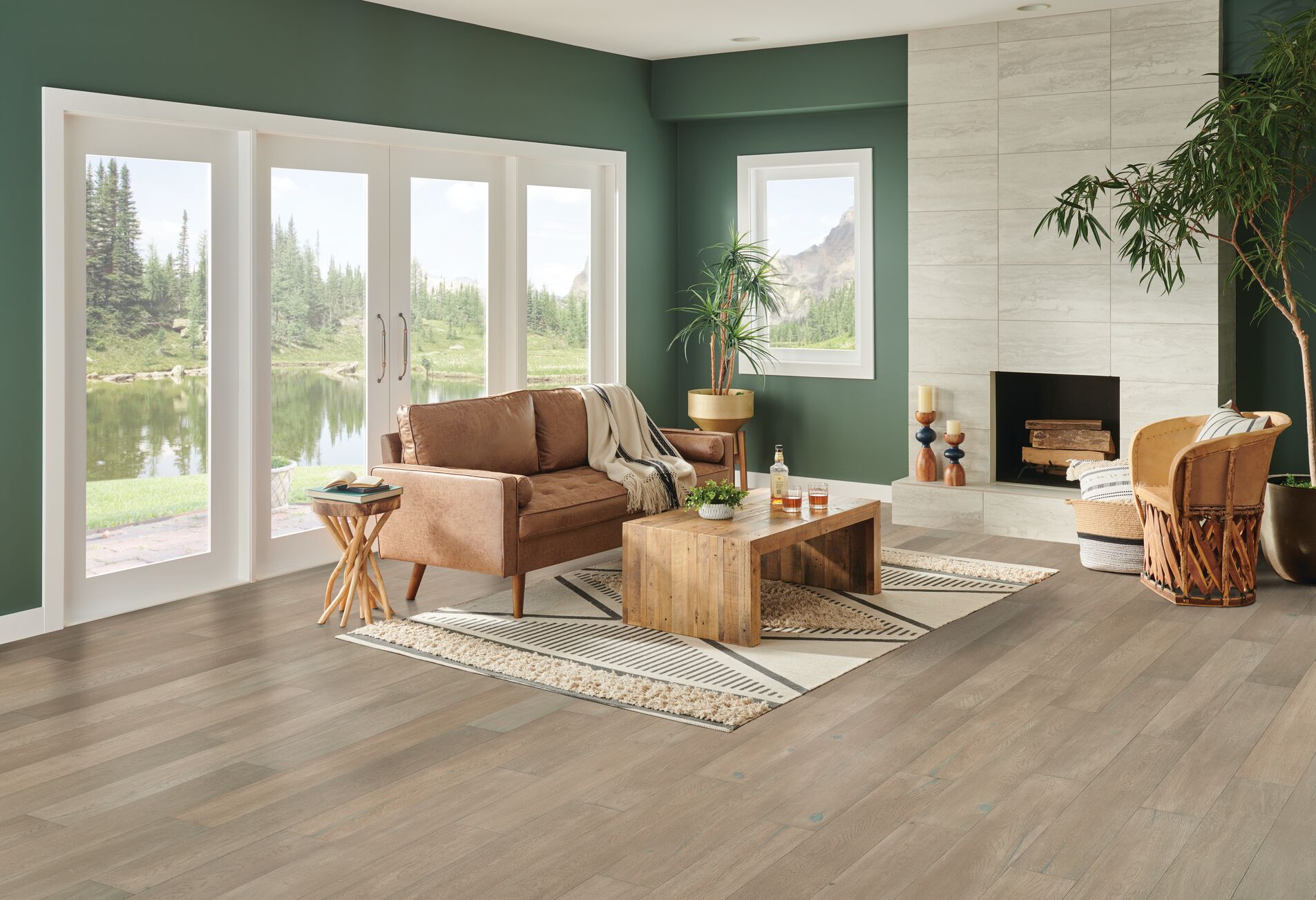 Summit Pass flooring in a room