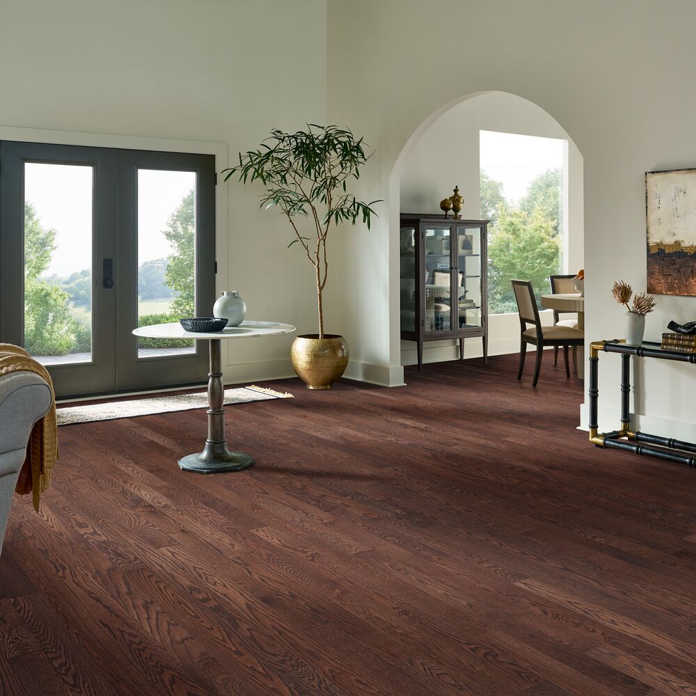 Surrounding Nature flooring in a room