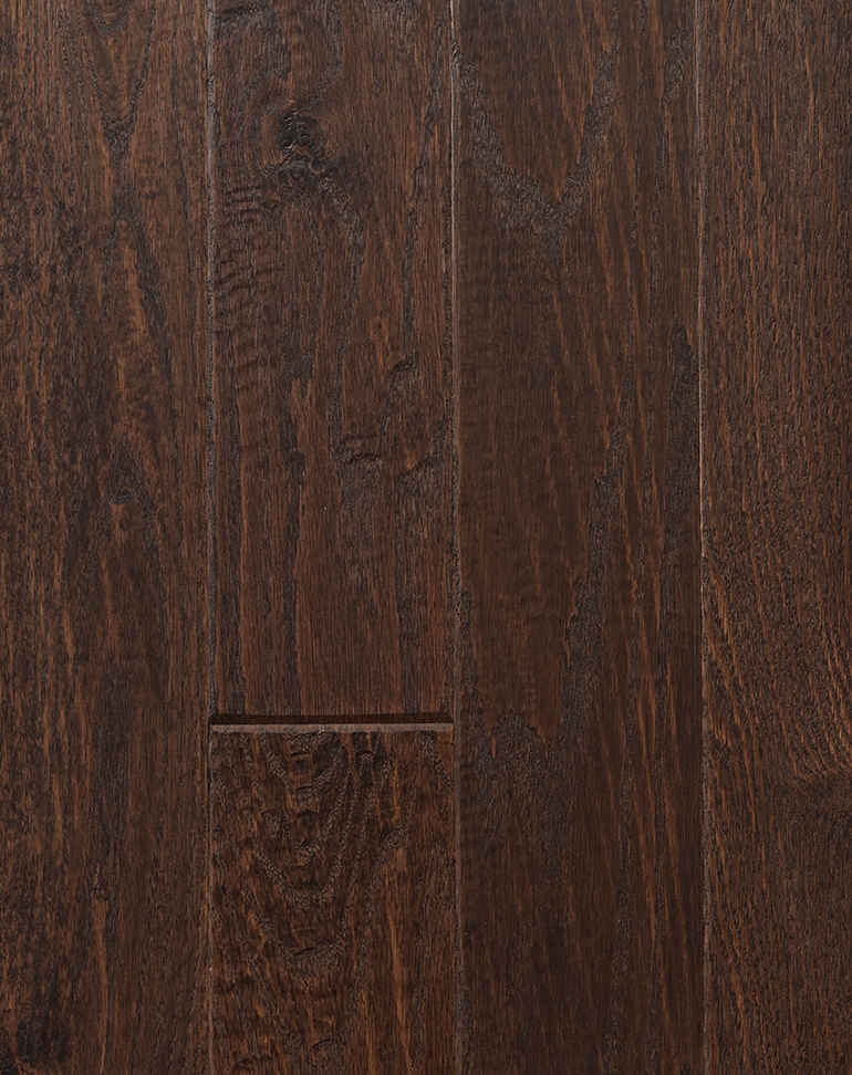 Umber hand scraped