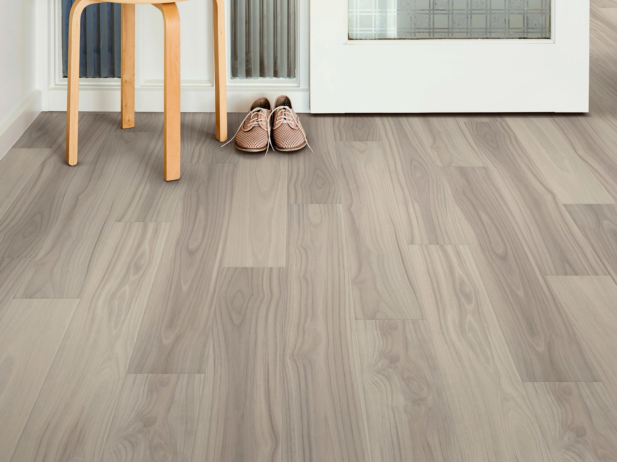 Smoke flooring, shown in a room