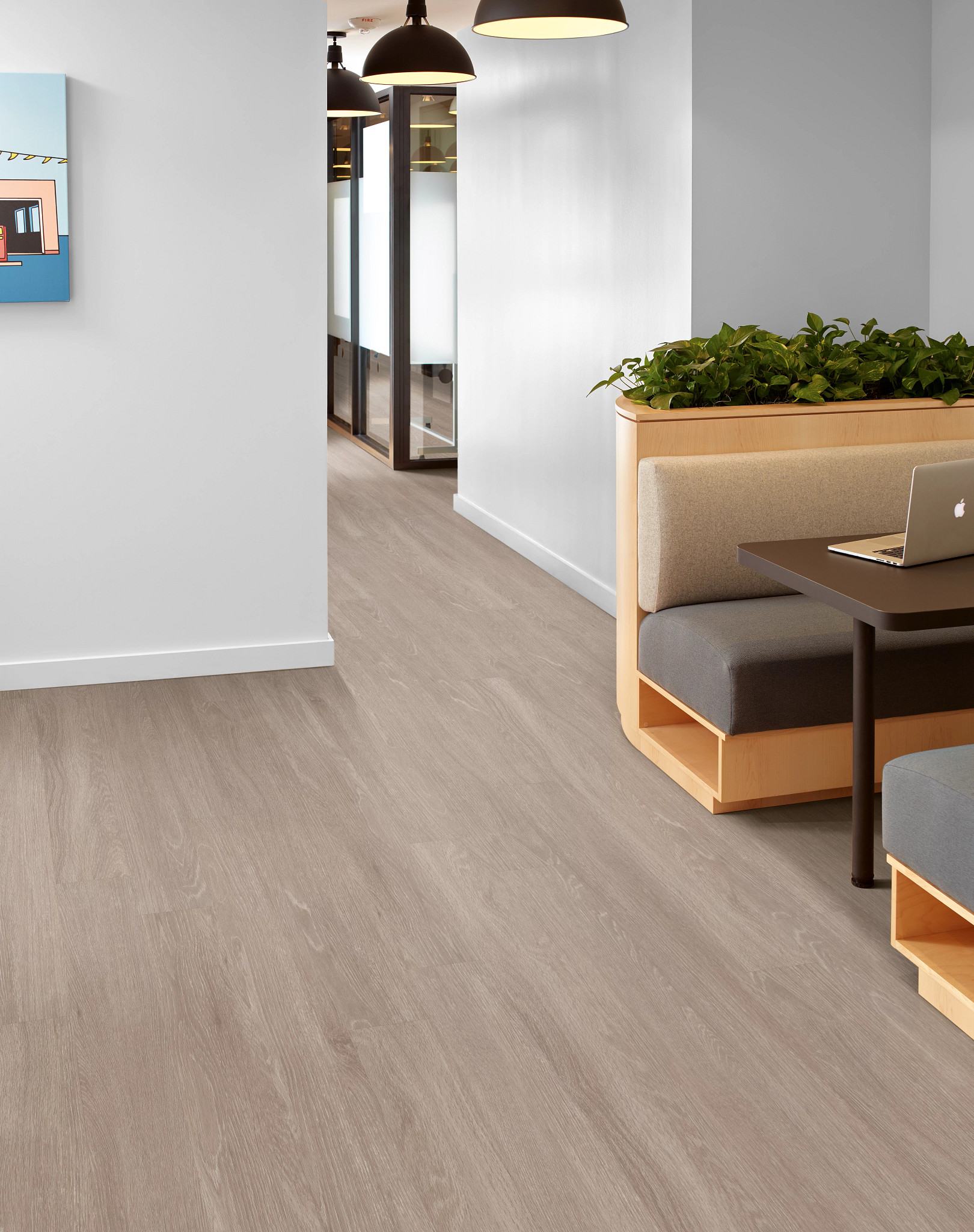 Music Row flooring, shown in a room