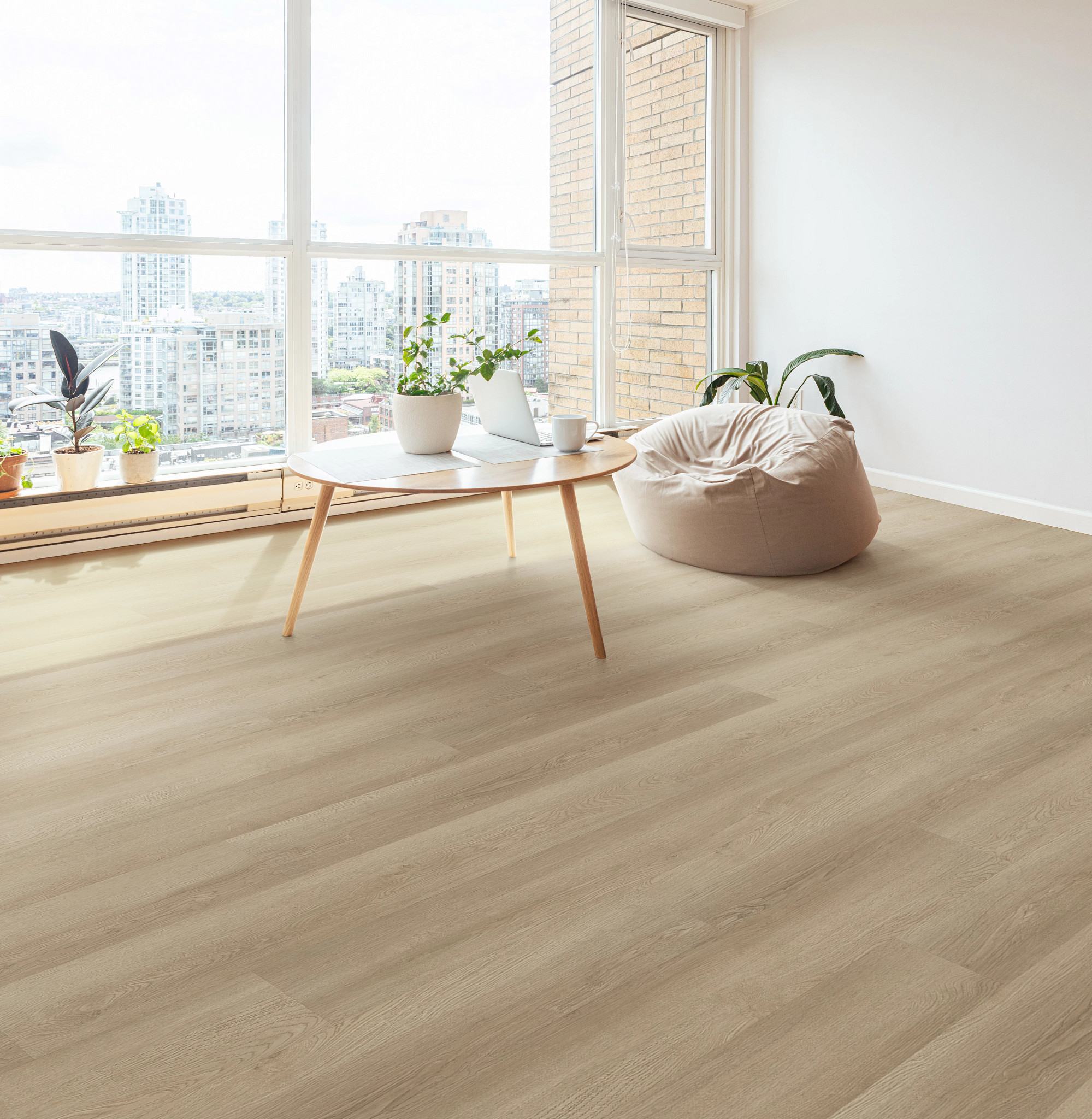Pampas flooring, shown in a room