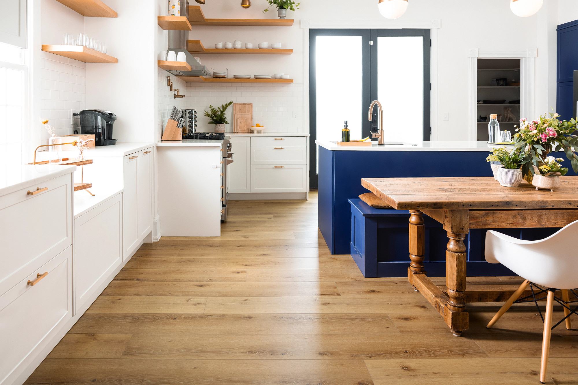 Cairo Oak flooring, shown in a room