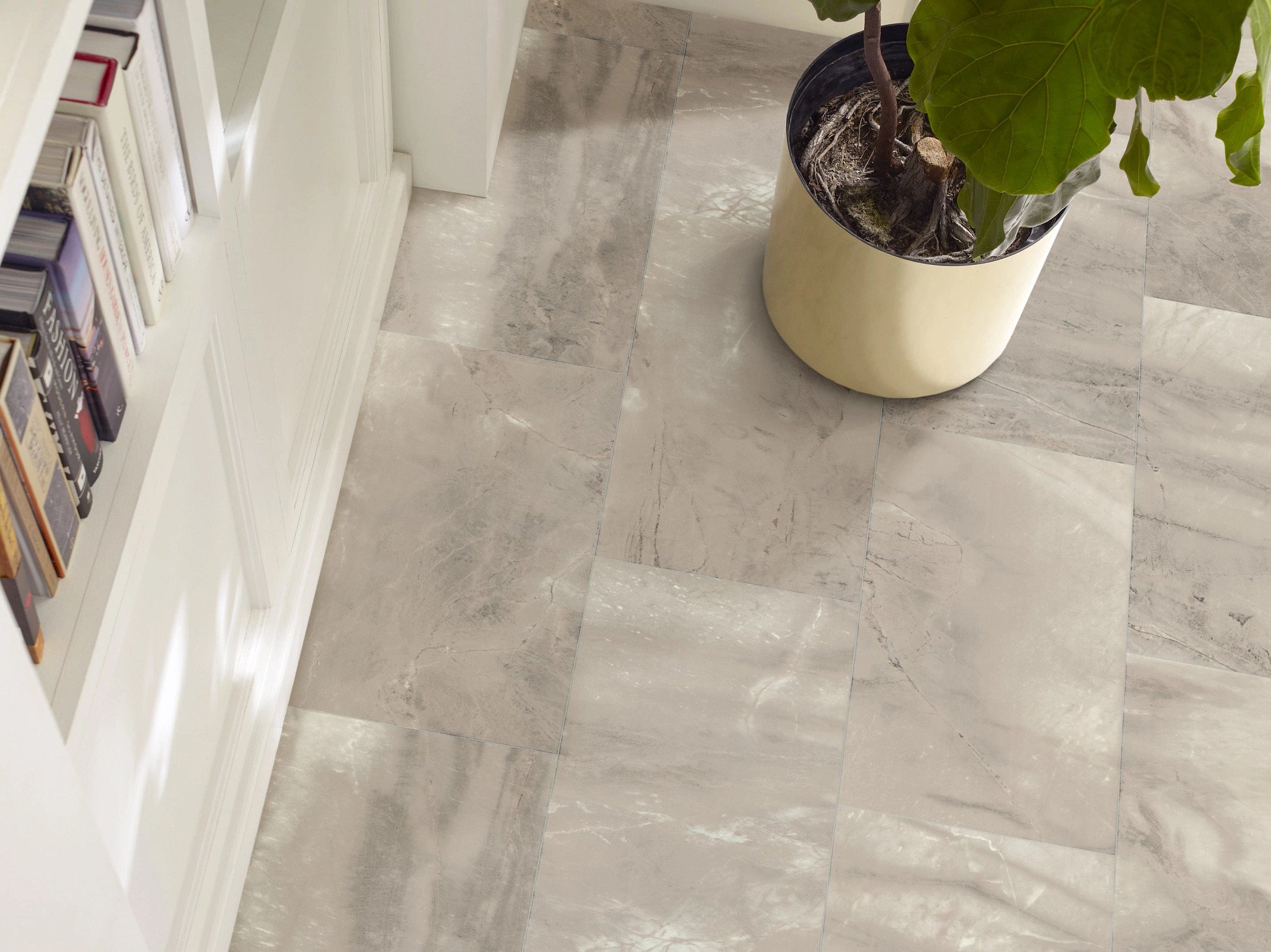 Nova flooring, shown in a room