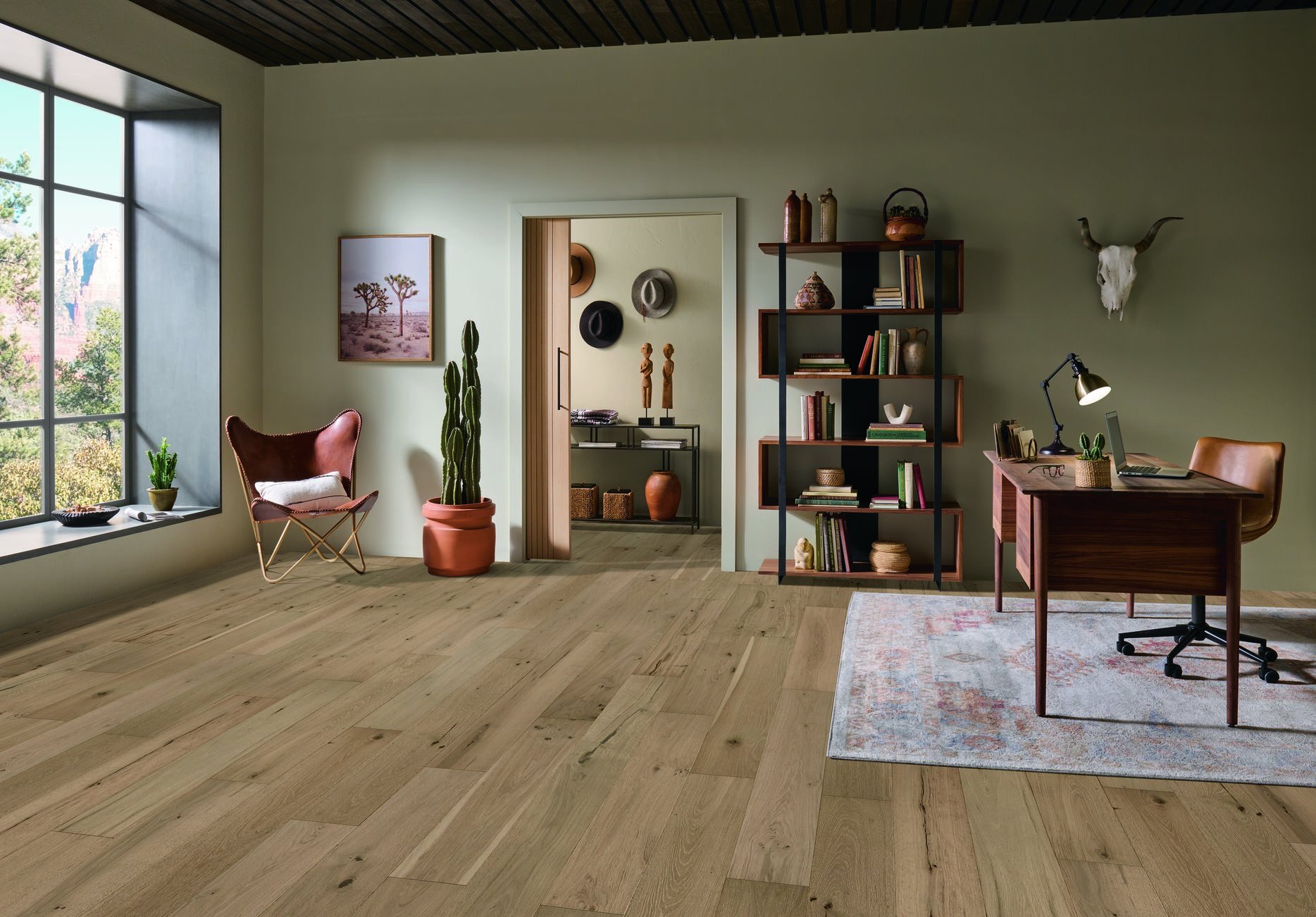 Pastel Impression flooring, shown in a room