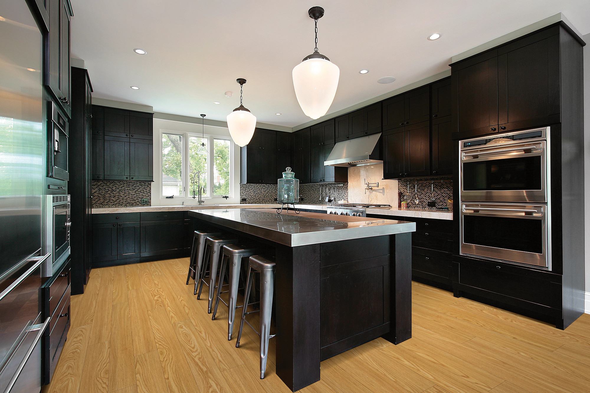 Rocky Mountain Oak flooring, shown in a room