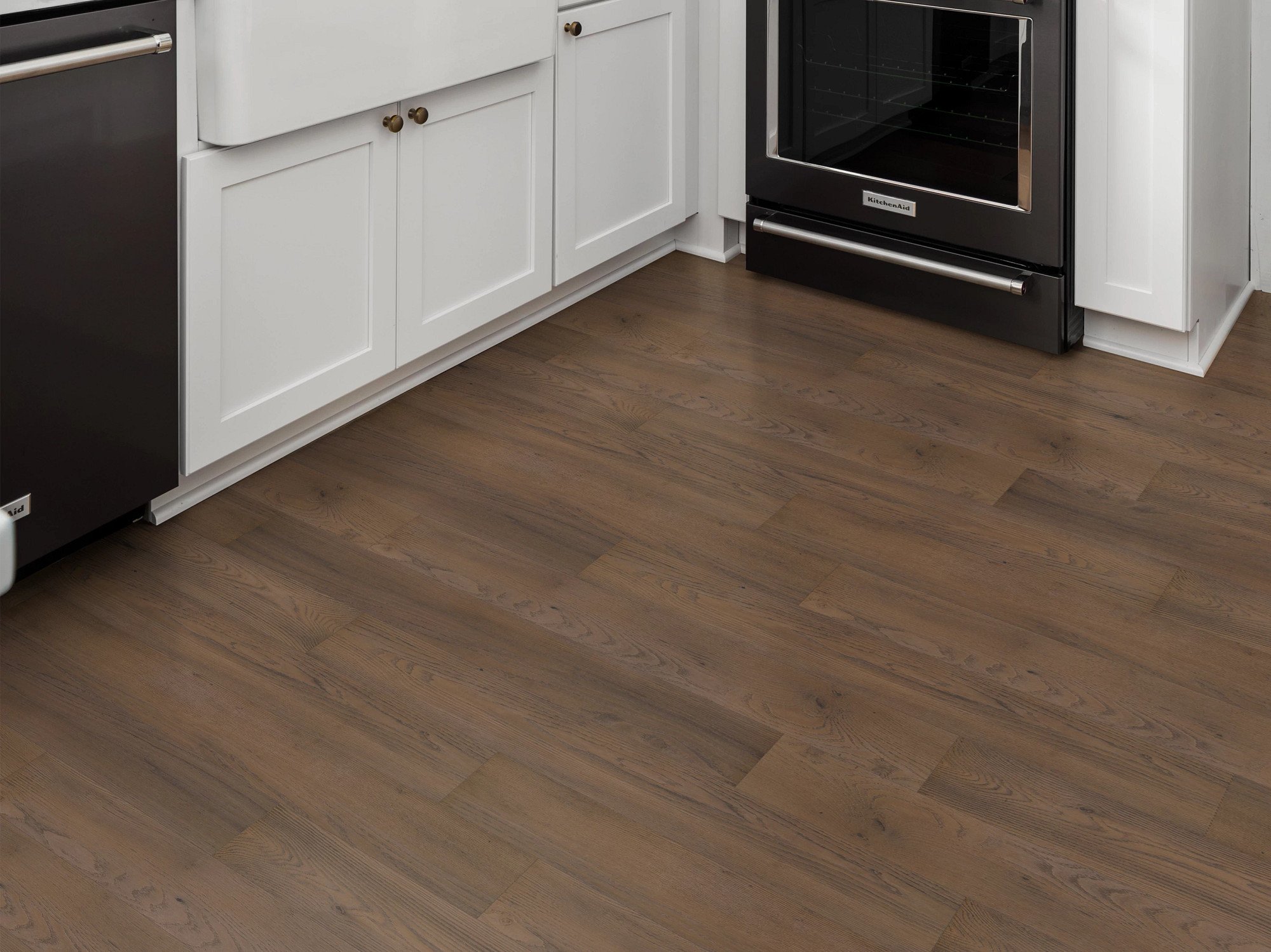 Hawthorne flooring, shown in a room