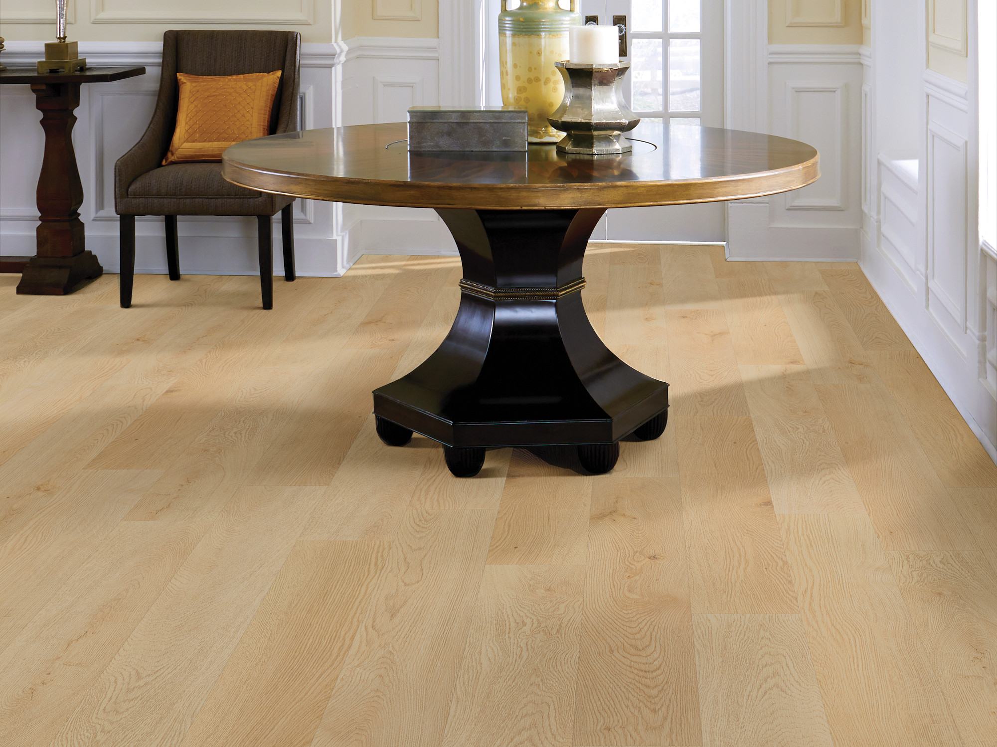 River Bend Oak flooring, shown in a room