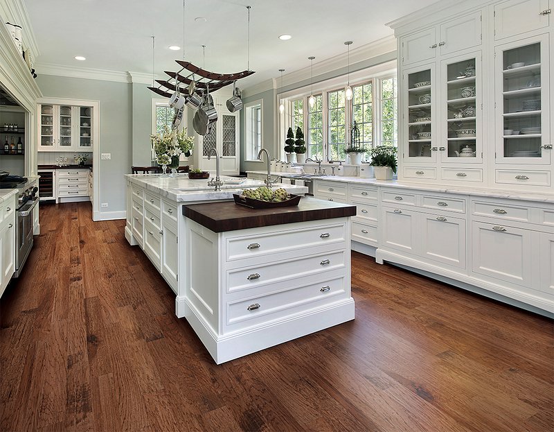 Provincial flooring in a room