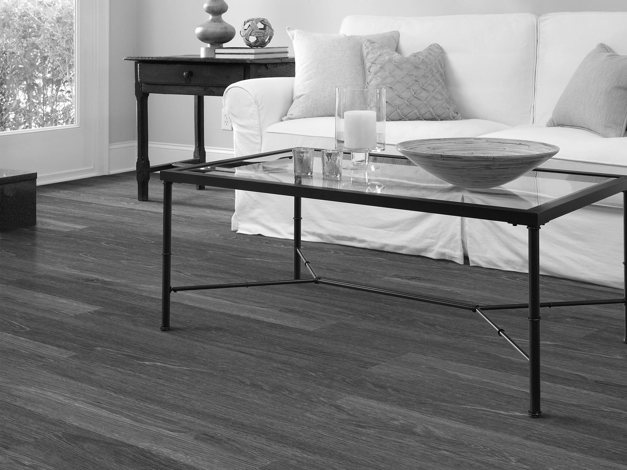 Michigan Ave flooring, shown in a room