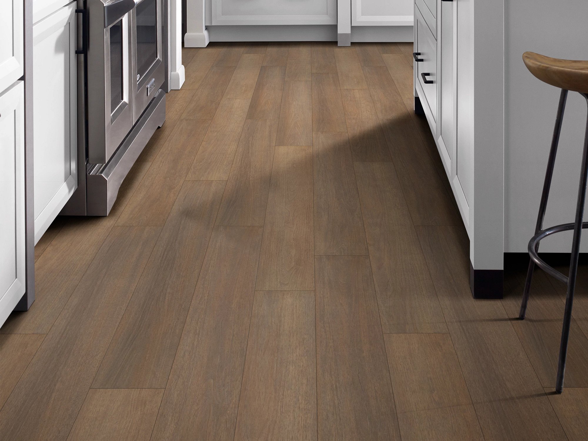 Gable flooring, shown in a room