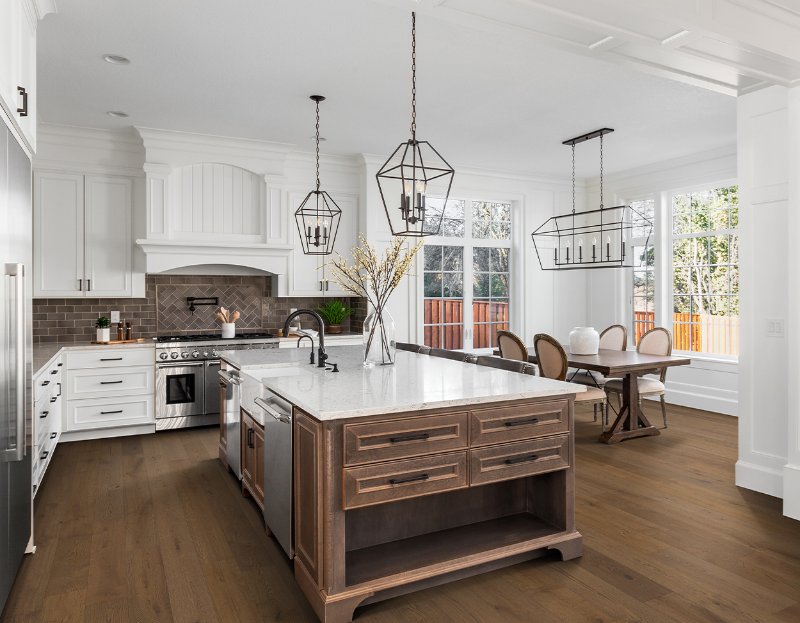 Sandridge flooring in a room