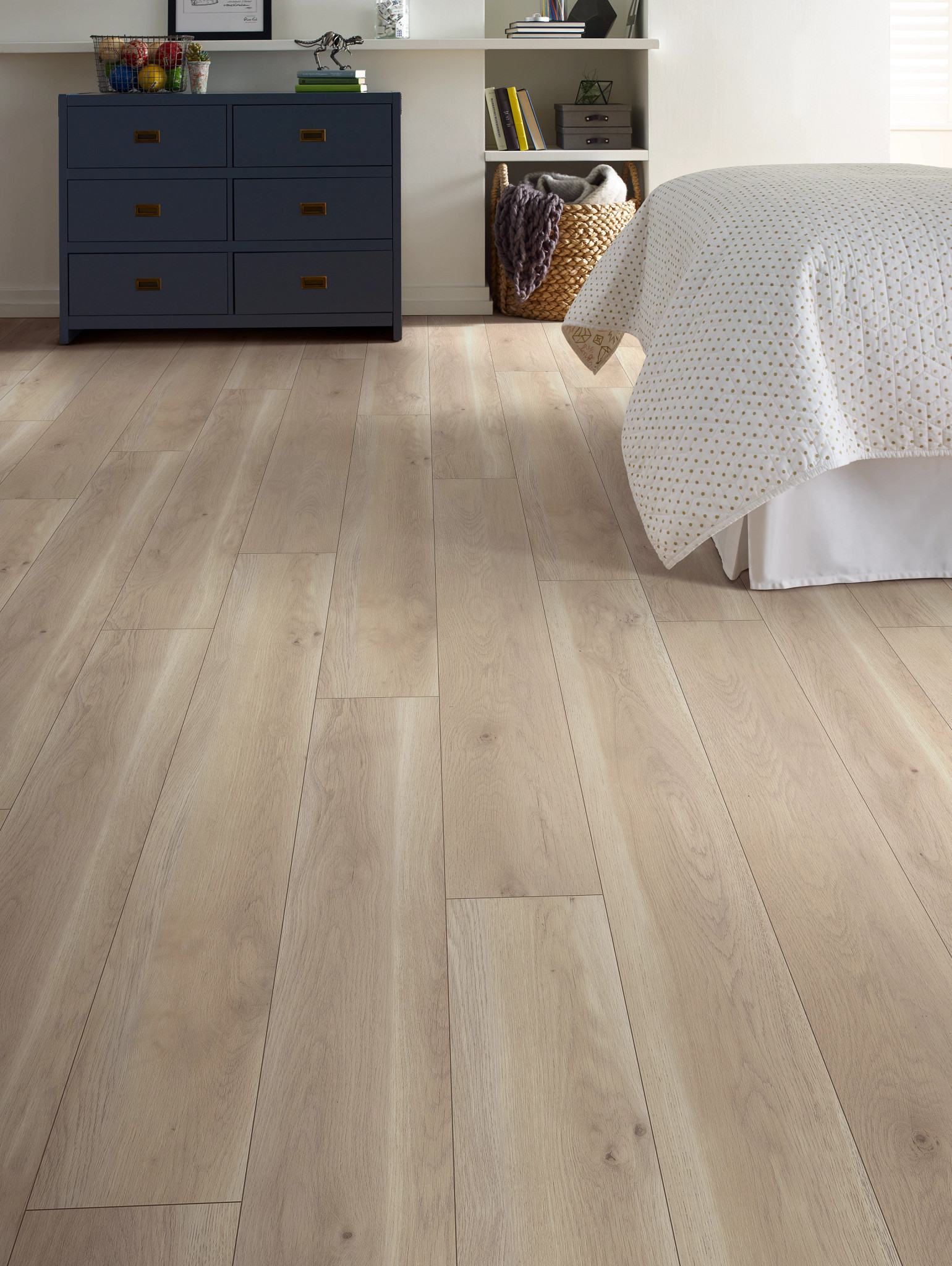 Wisteria flooring, shown in a room