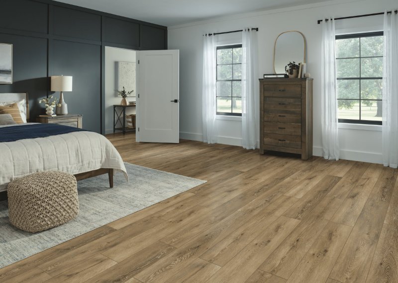 Earthy Elegance flooring in a room
