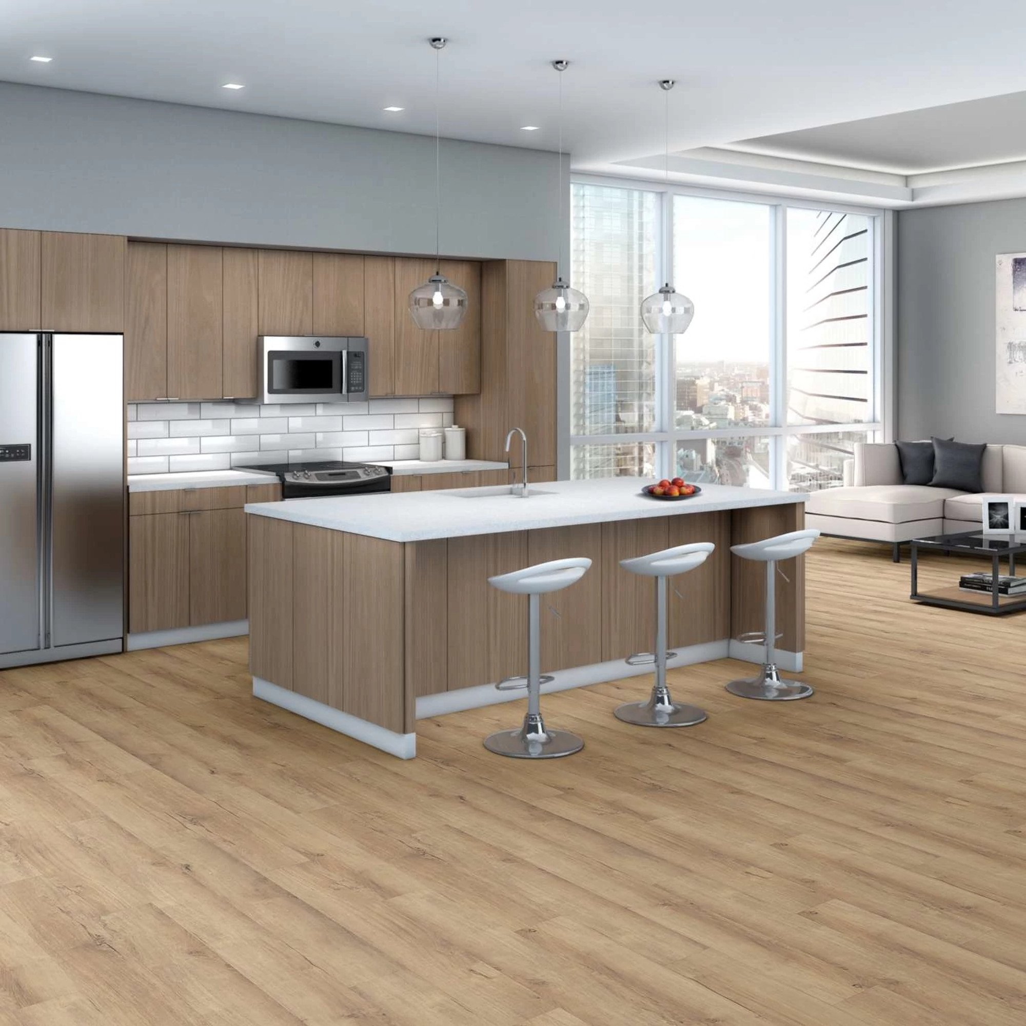 Sierra Valley flooring, shown in a room