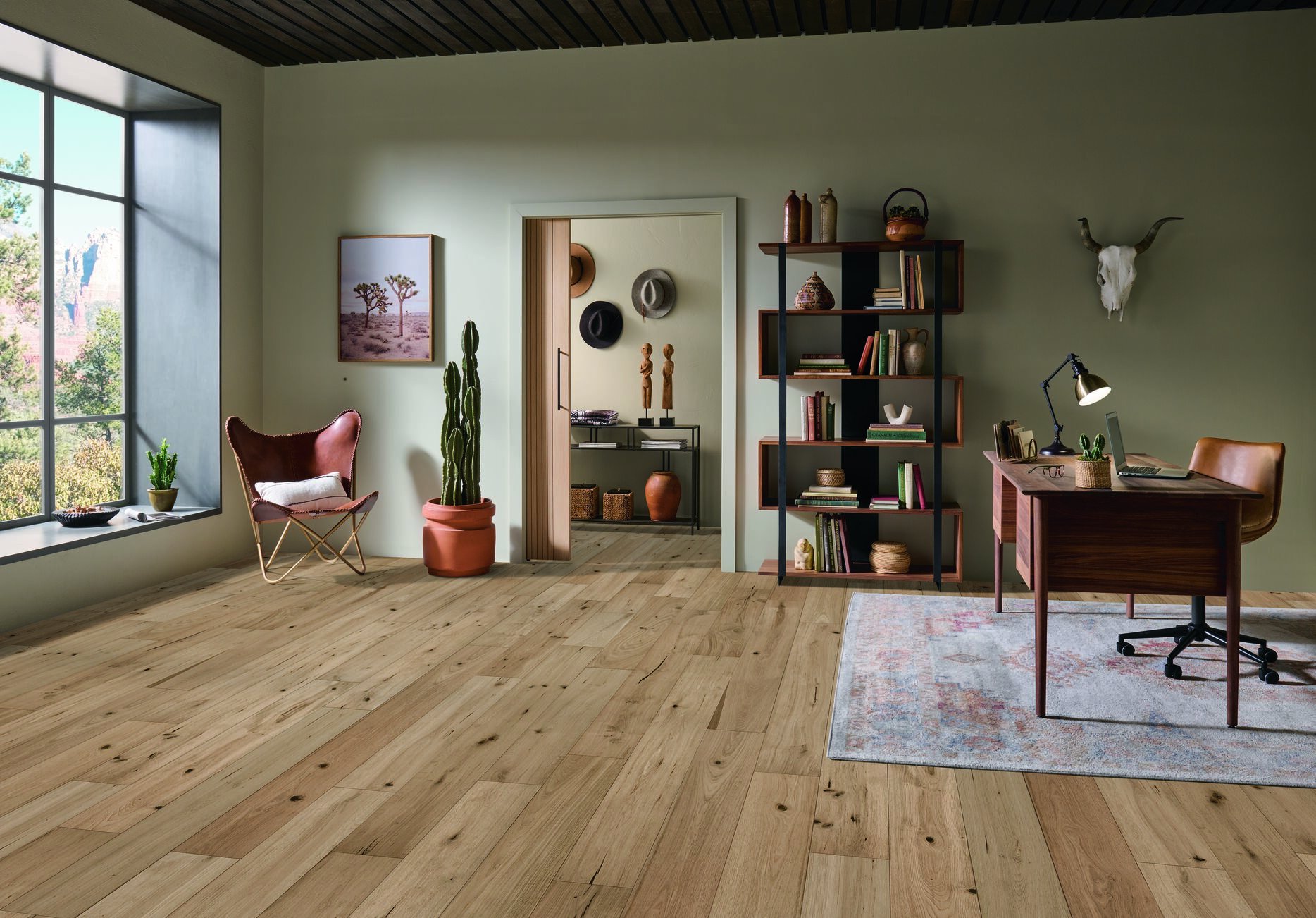 Sun Kissed flooring, shown in a room