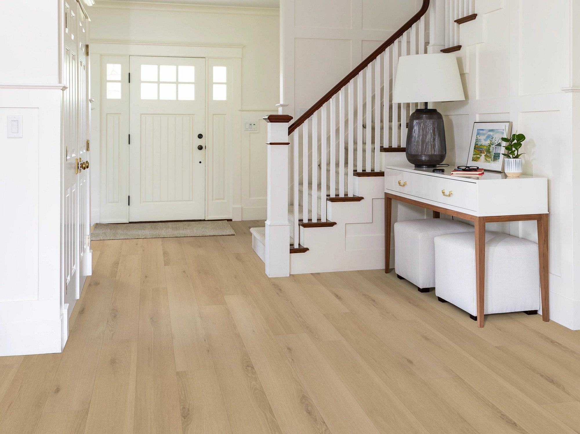Arches flooring, shown in a room