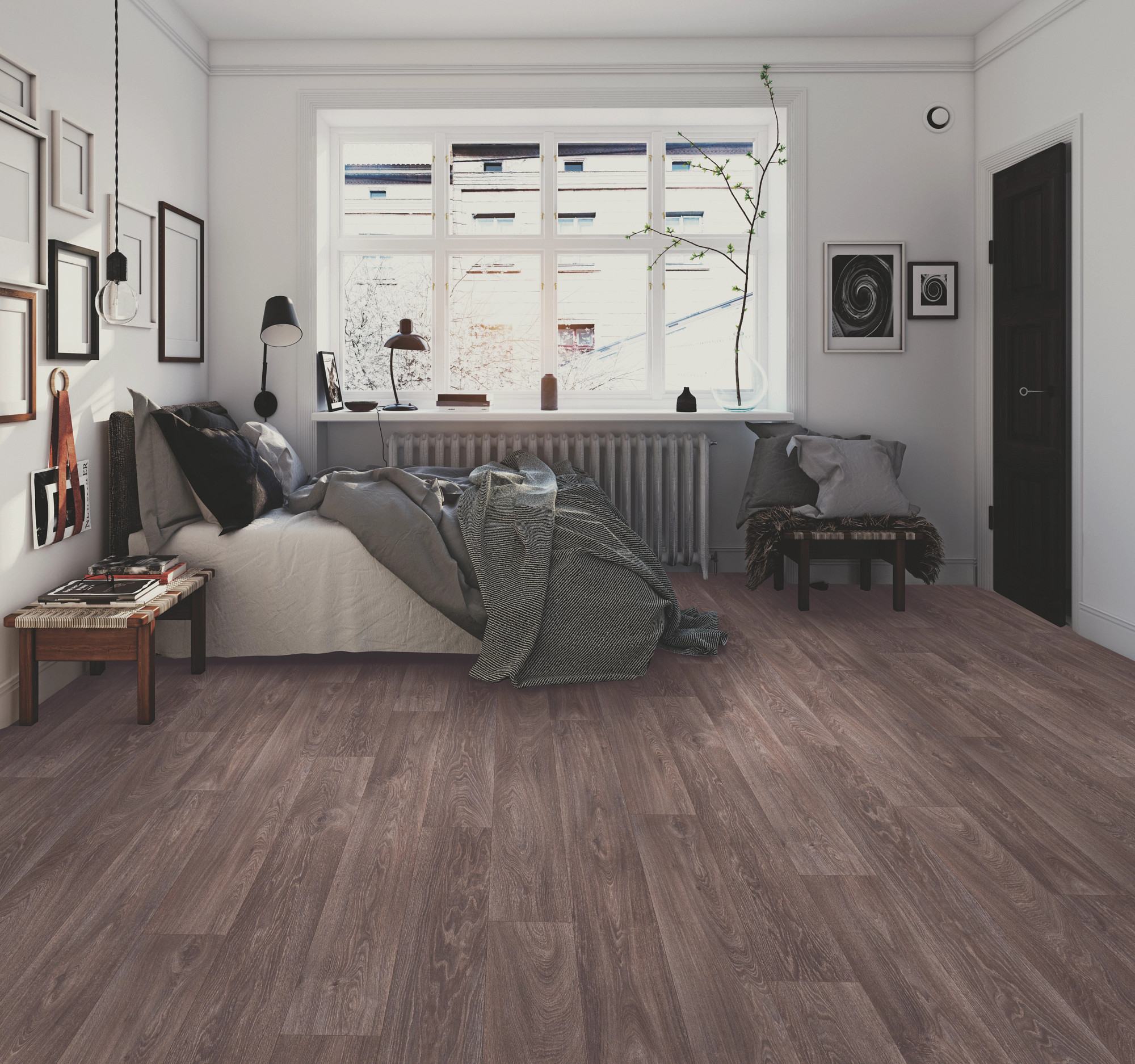 Montgomery flooring, shown in a room