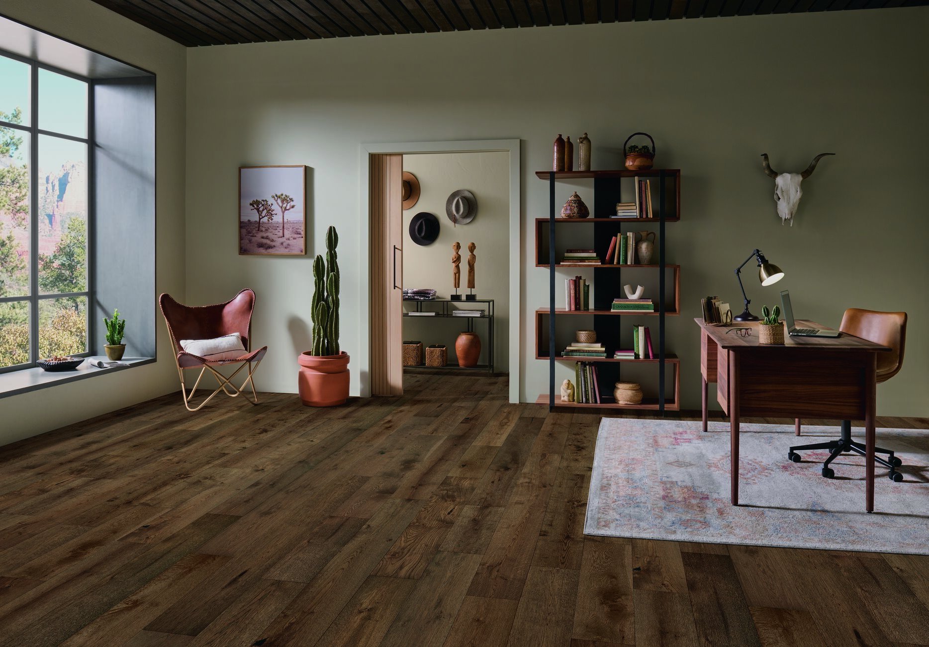 Forest Interlude flooring, shown in a room