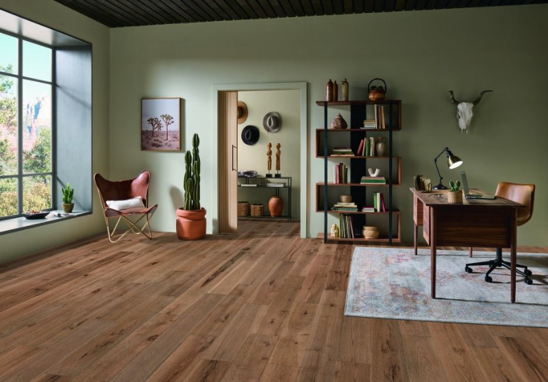 Wilderness Retreat flooring in a room